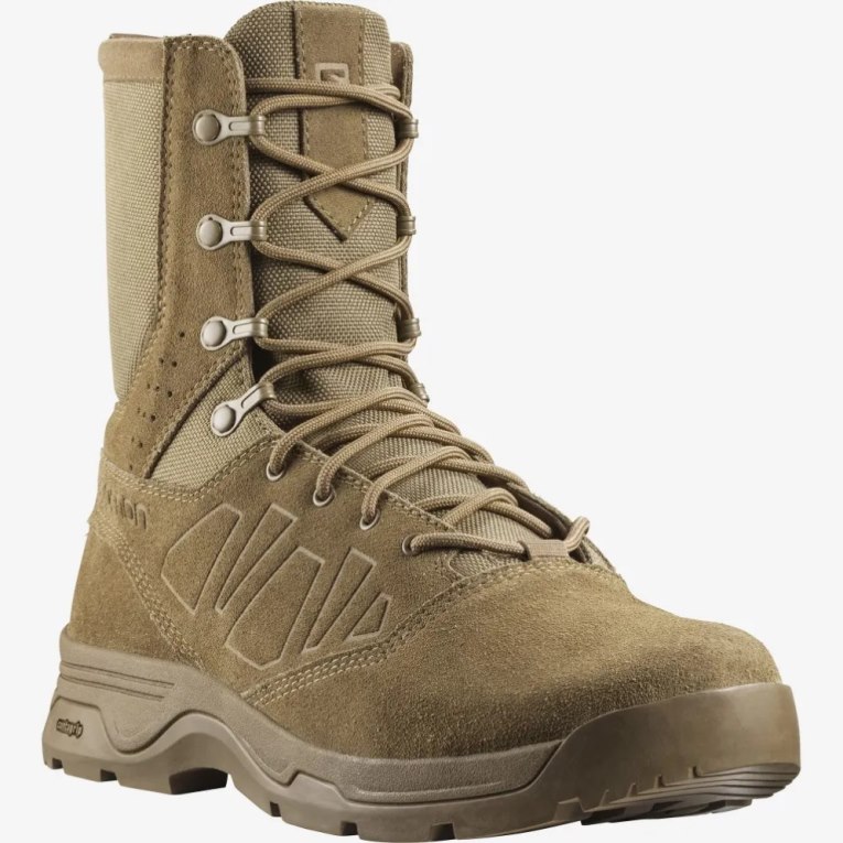 Brown Salomon Guardian Wide Men's Tactical Boots | IE FC7598